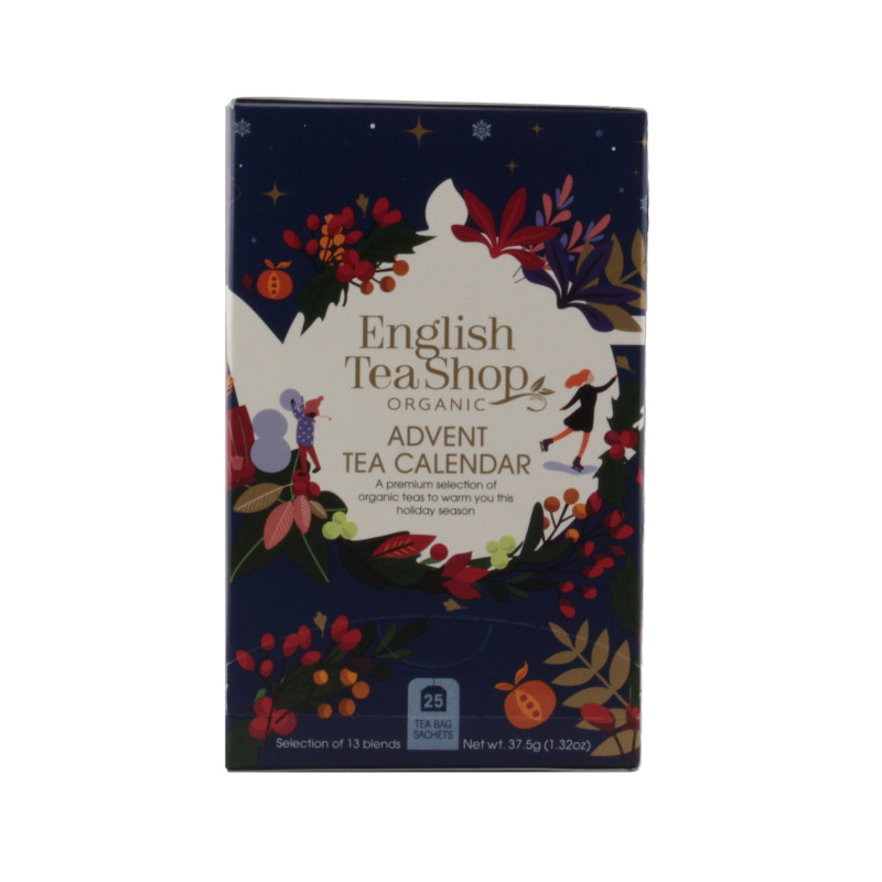 English Tea Shop English Tea Shop, Modrý čajový adventní kalendář 25 sáčků
