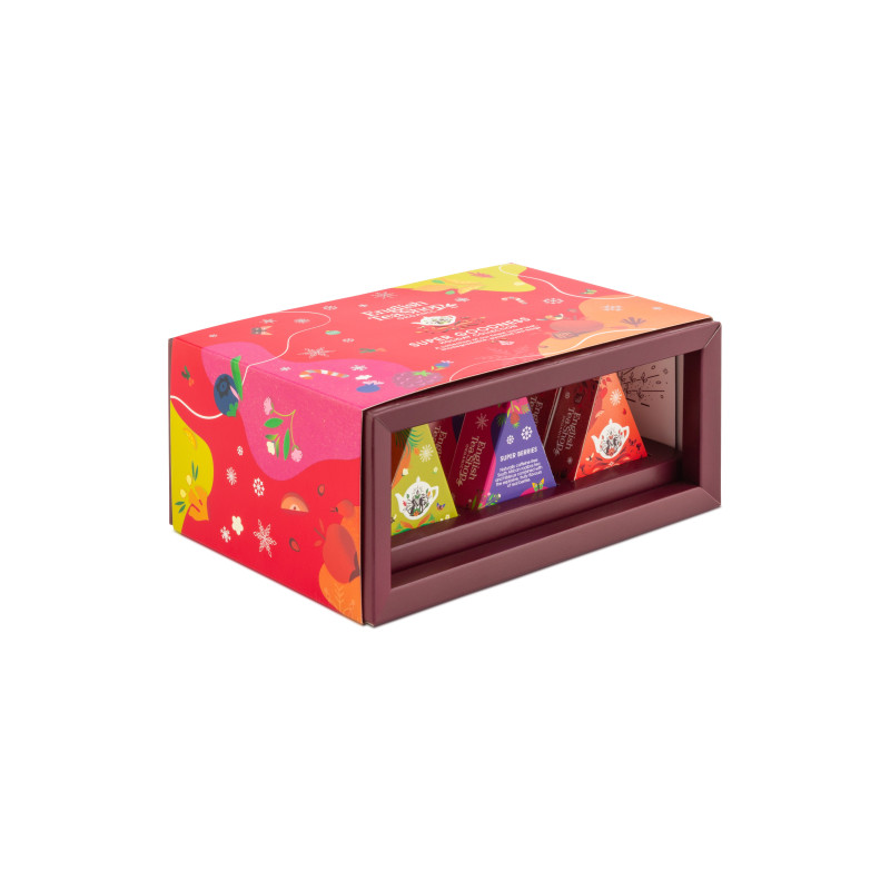 English Tea Shop, Vánoční Super Dobroty, 12 pyramidek syp čajů