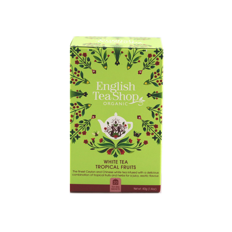 English Tea Shop English Tea Shop Bílý čaj s tropickým ovocem 20 sáčků